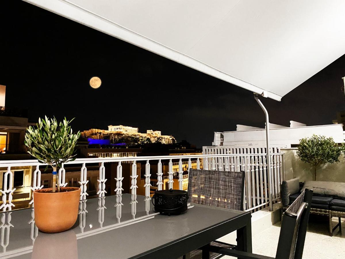 Parthenon And Syntagma Square View Apartment Athen Eksteriør bilde