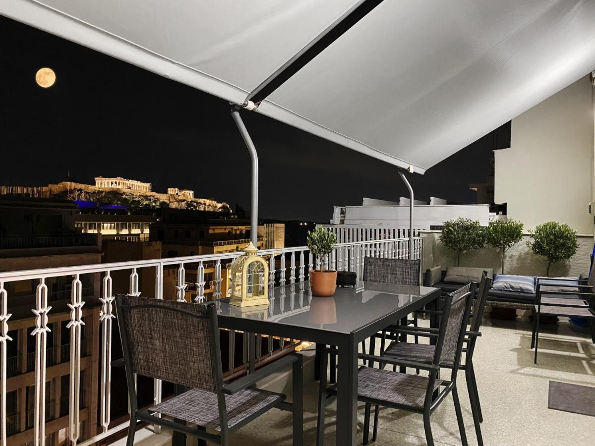 Parthenon And Syntagma Square View Apartment Athen Eksteriør bilde