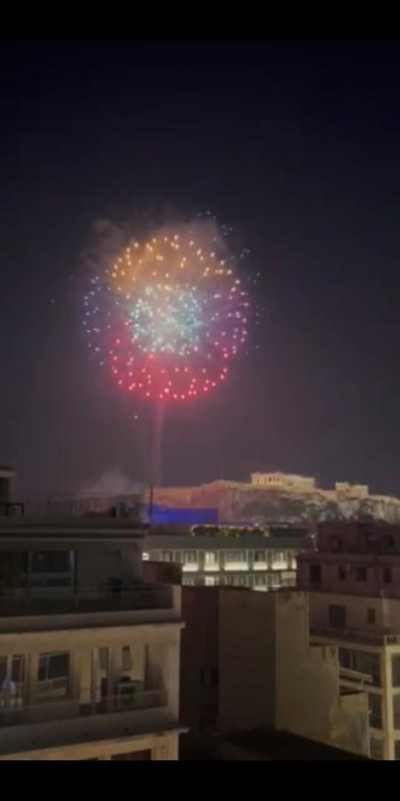 Parthenon And Syntagma Square View Apartment Athen Eksteriør bilde