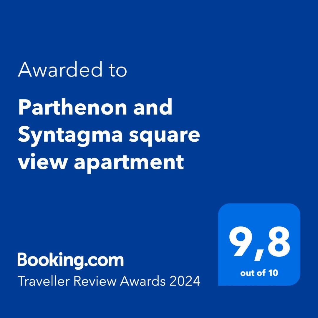 Parthenon And Syntagma Square View Apartment Athen Eksteriør bilde