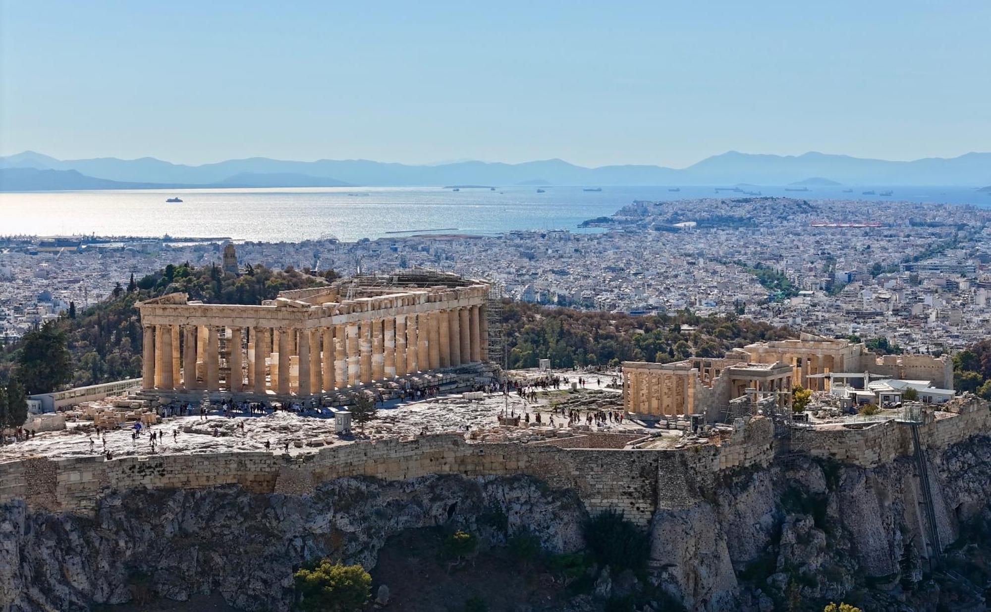 Parthenon And Syntagma Square View Apartment Athen Eksteriør bilde